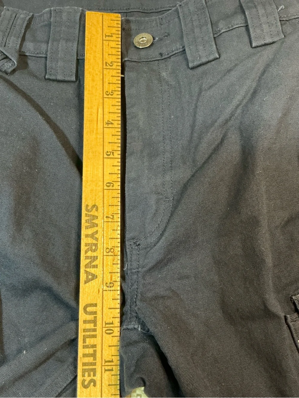Duluth Trading Flex Fire Hose Cargo Work Pants Navy Blue Men’s 32x30 Relaxed